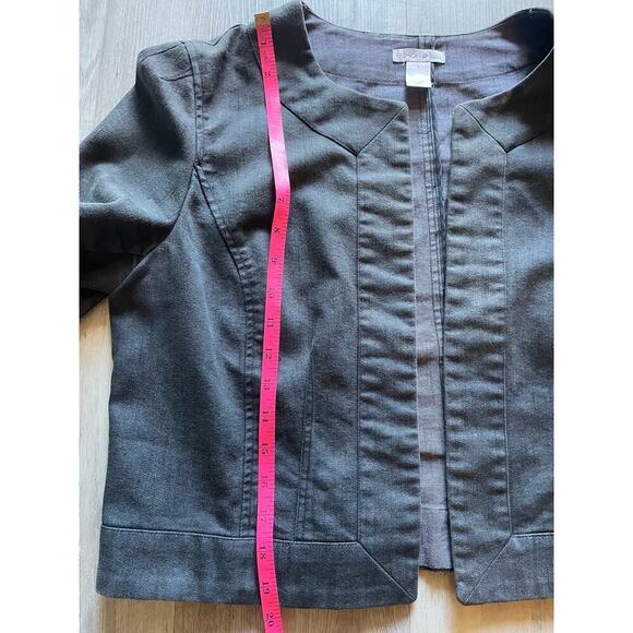 Fashion bug chambray jacket wash 3/4 sleeve size large - Picture 6 of 9